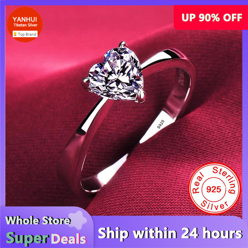 Gymnastics Rings - Women's Romantic Heart Ring Gift Jewelry,