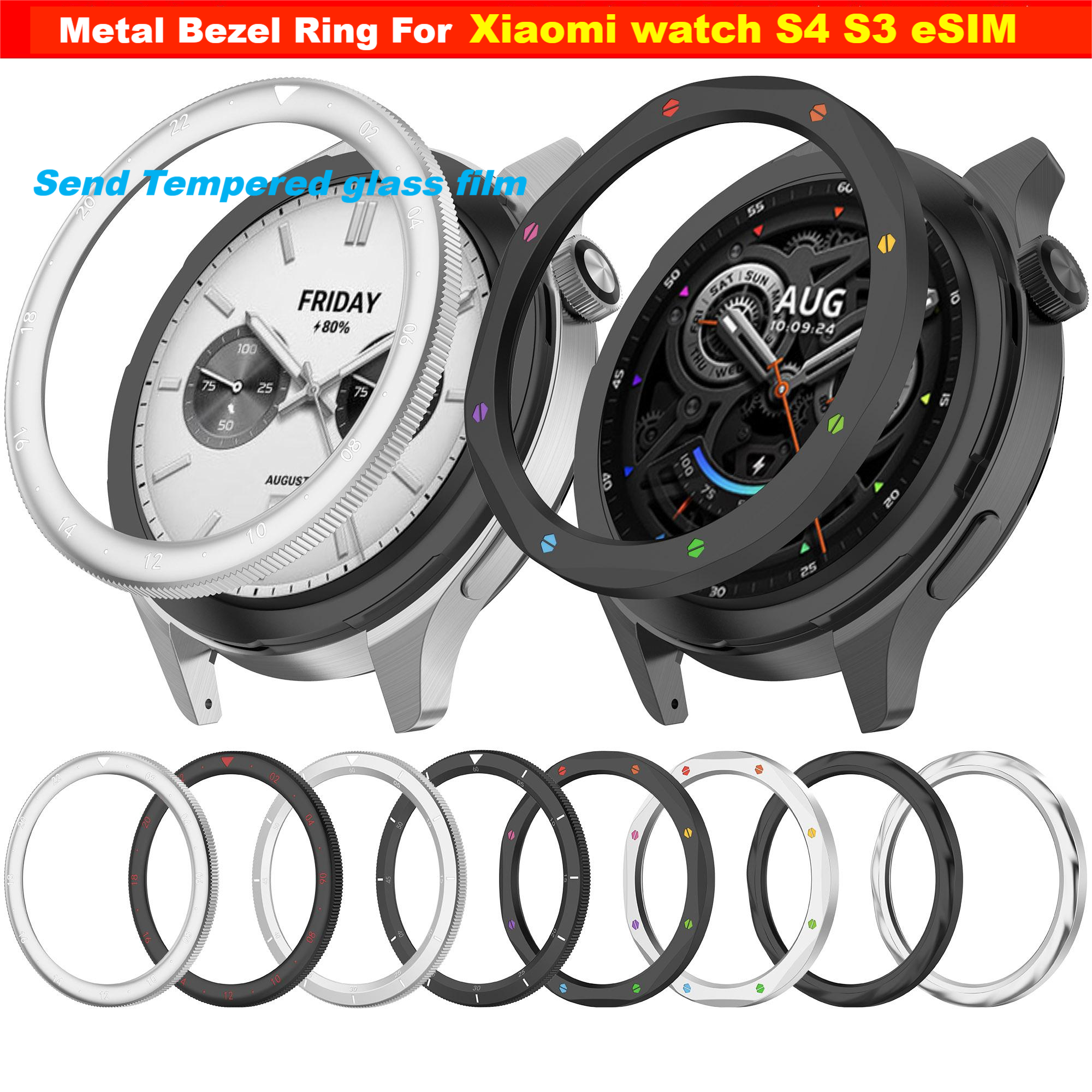 Gymnastics Rings - Metal Bezel Ring For Xiaomi Watch
