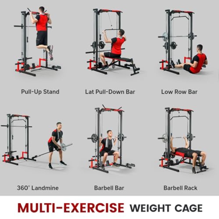 Power Cage Smith Machine Multi – обзор и цена Lat Pulldown Bar