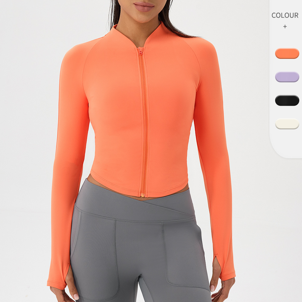 Nude yoga wear jacket stand-up – обзор и цена Yoga Fitness Jacket