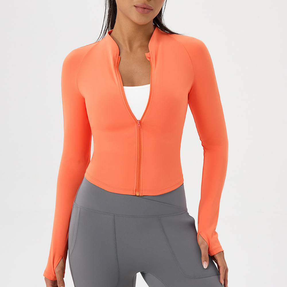 Nude yoga wear jacket stand-up – обзор и цена Yoga Fitness Jacket