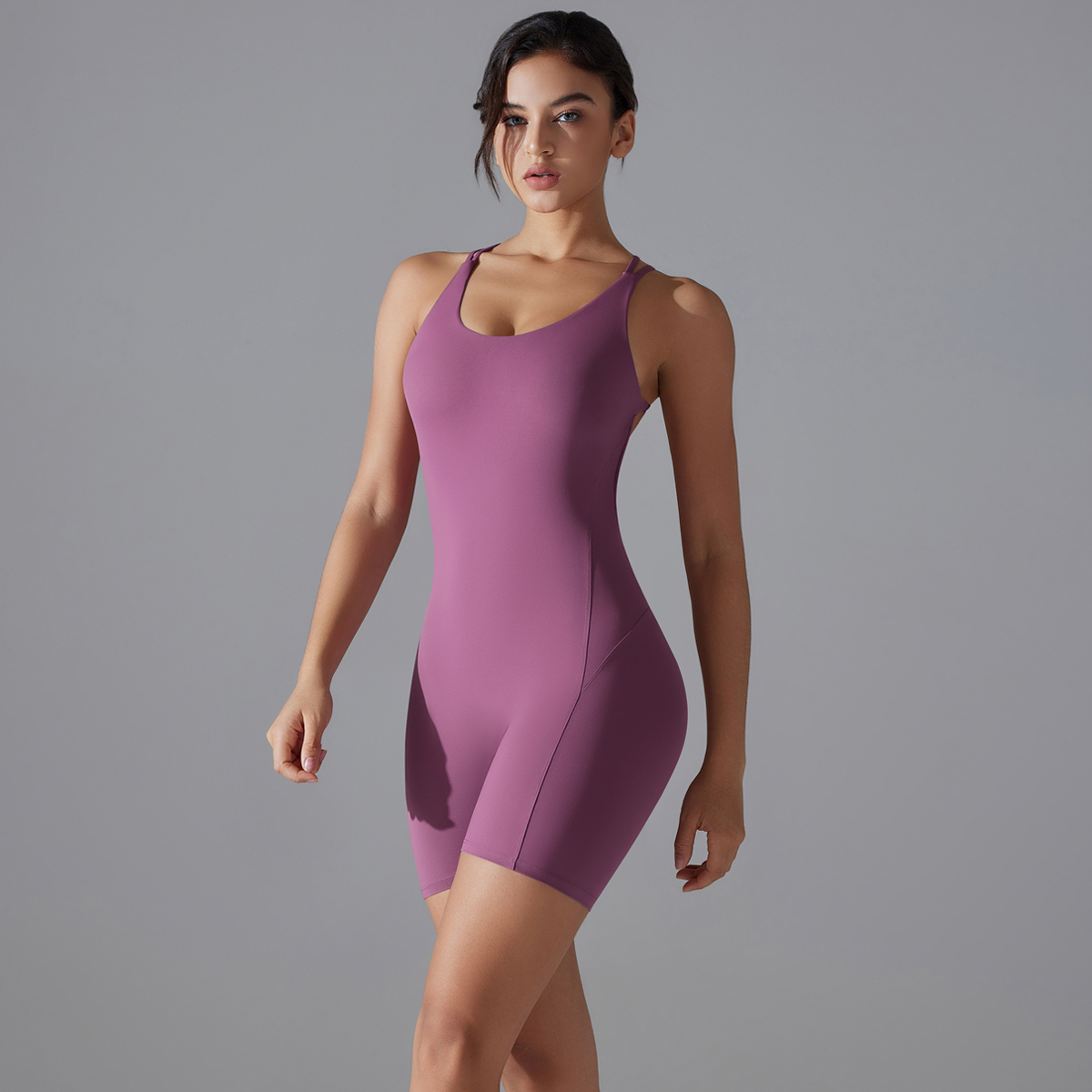 Yoga Set Romper Backless Set F – обзор и цена Yoga Fitness Kleidung