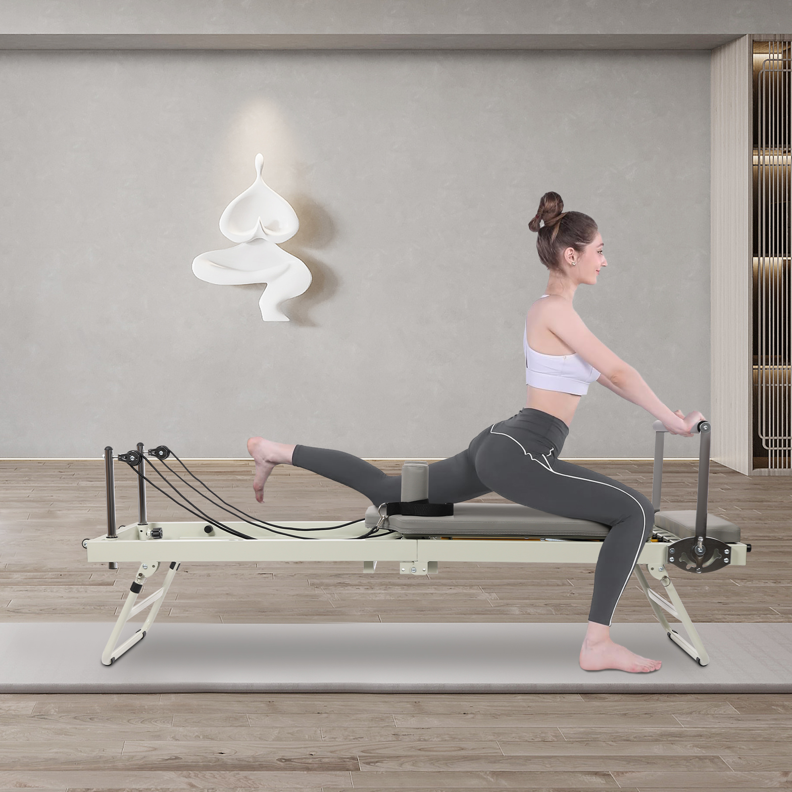 Professional Foldable Pilates  – обзор и цена Yoga Fitness Reformer