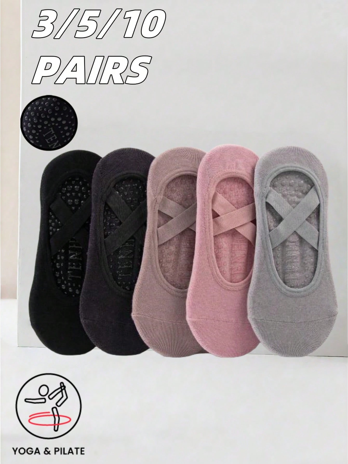 Anti-slip silicone sole yoga s – обзор и цена Yoga Fitness Wear