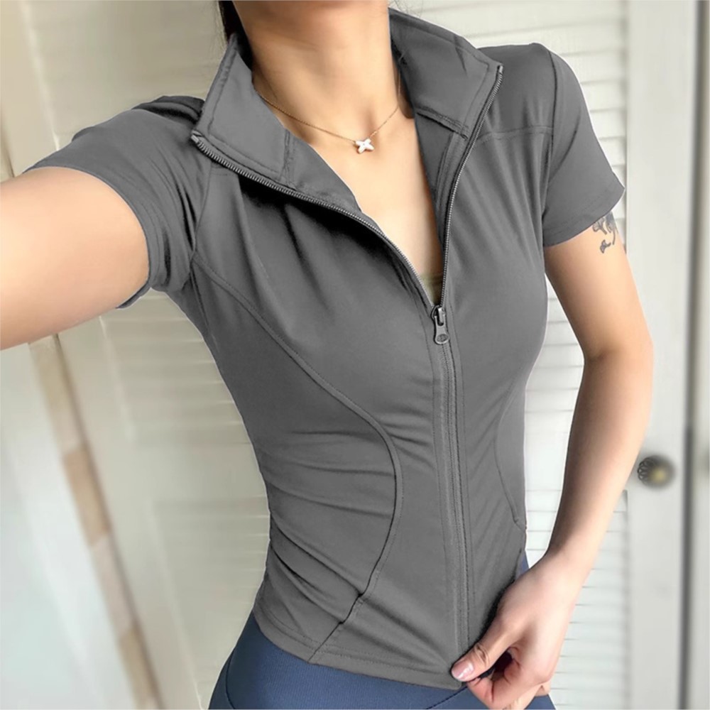 Yoga Wear Women's Short-sleeve – обзор и цена Yoga Fitness Jacket