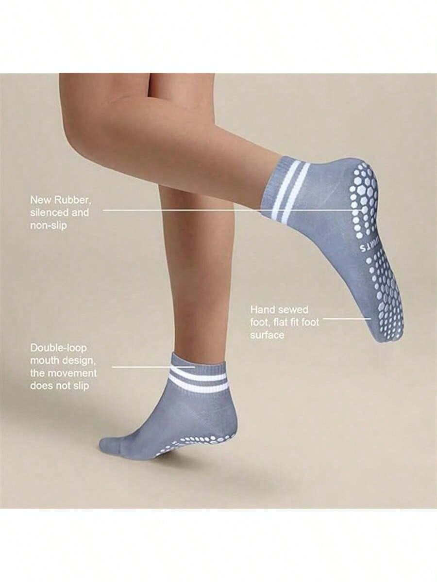 5 Pairs Women Double Stripe No – обзор и цена Yoga Fitness Wear