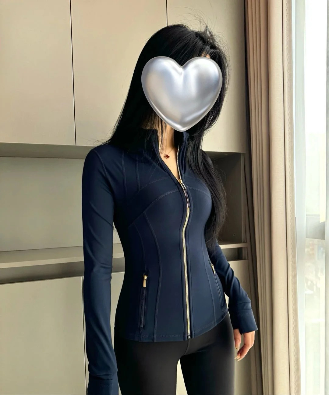 New version of gold zipper sli – обзор и цена Yoga Fitness Jacket