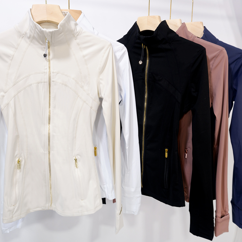 New version of gold zipper sli – обзор и цена Yoga Fitness Jacket