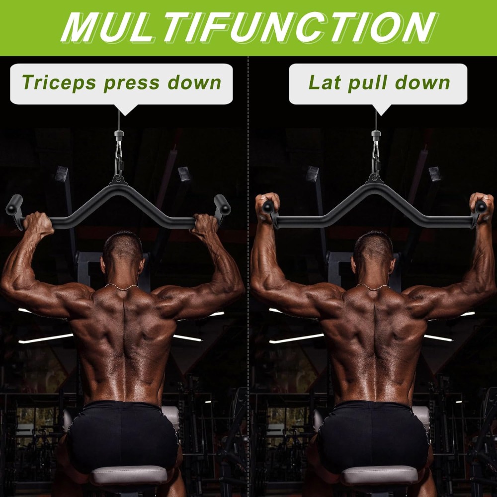 Heavy Duty Steel Cable Attachm – обзор и цена Lat Pulldown Bar