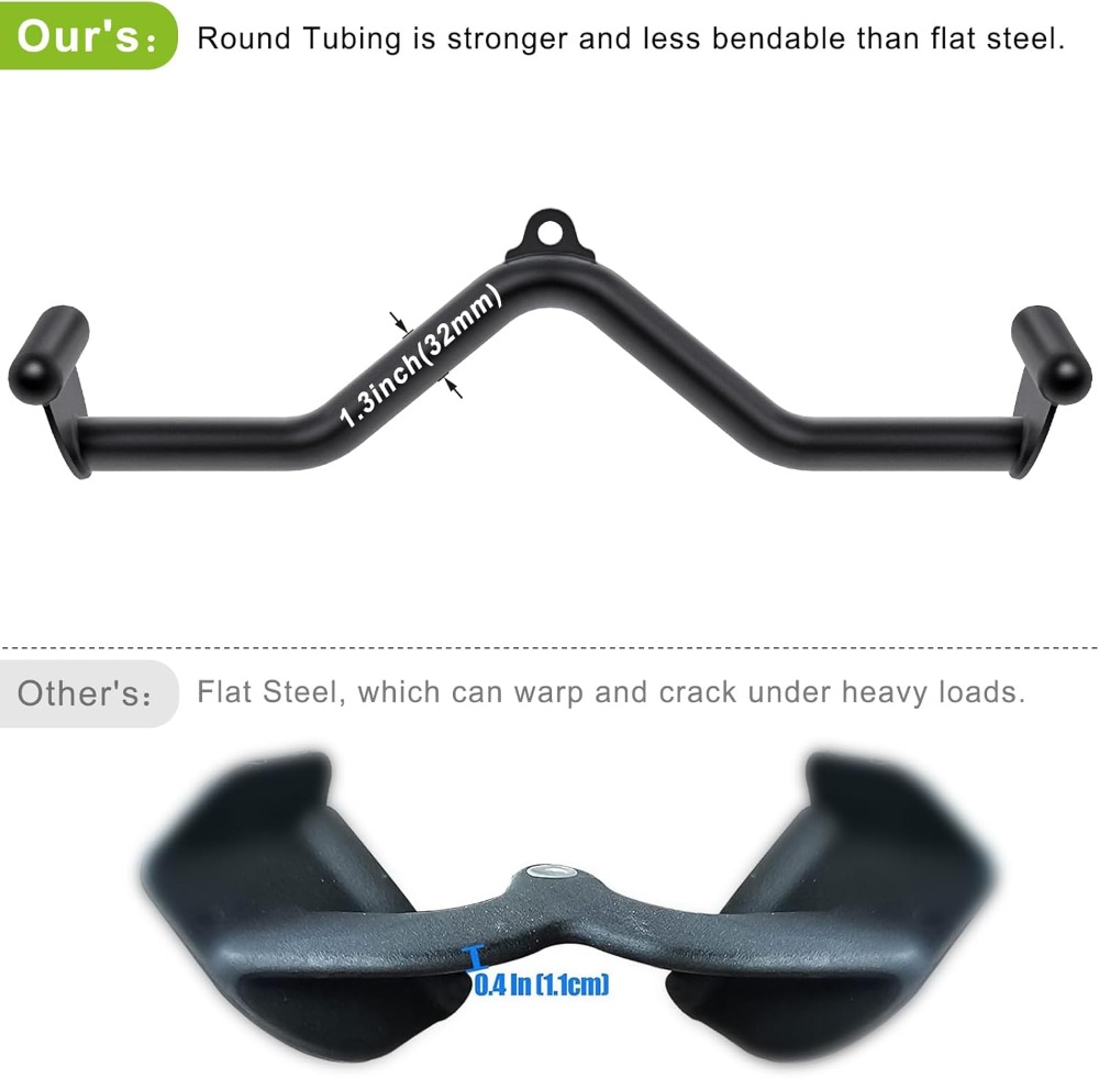 Heavy Duty Steel Cable Attachm – обзор и цена Lat Pulldown Bar