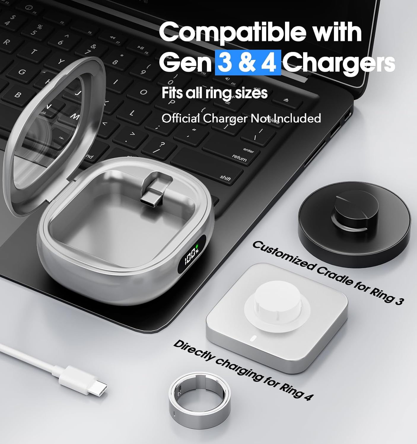 Smart Ring Charging Case Porta – обзор и цена Gymnastics Rings