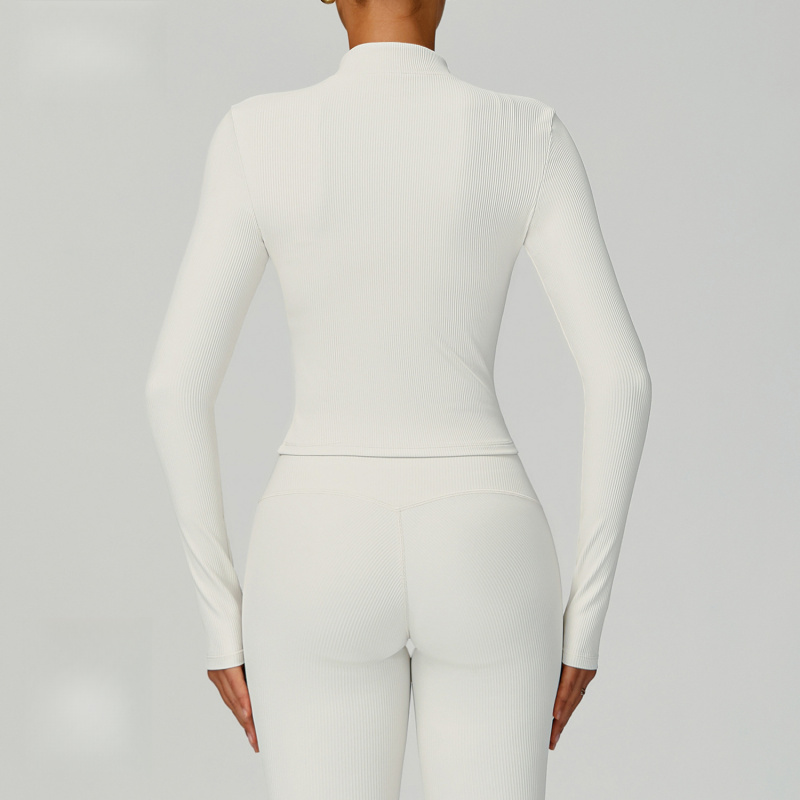 BIANHUI Threaded Stand Collar  – обзор и цена Yoga Fitness Jacket