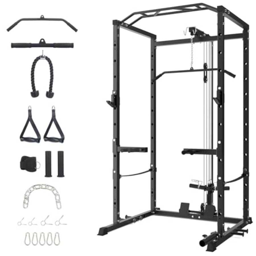 Home Gym Power Cage Heavy-Duty – обзор и цена Lat Pulldown Bar