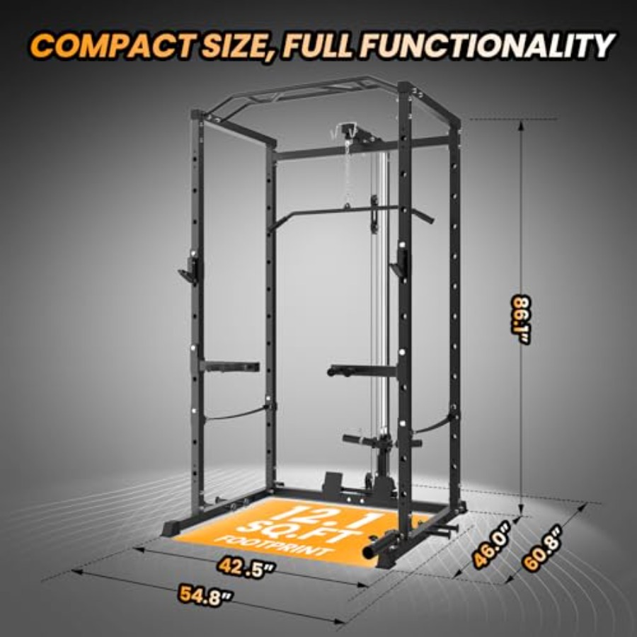 Home Gym Power Cage Heavy-Duty – обзор и цена Lat Pulldown Bar