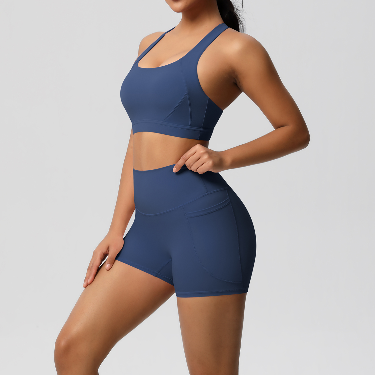 2PCS Sportswear With Pocketed  – обзор и цена Yoga Fitness Kleidung