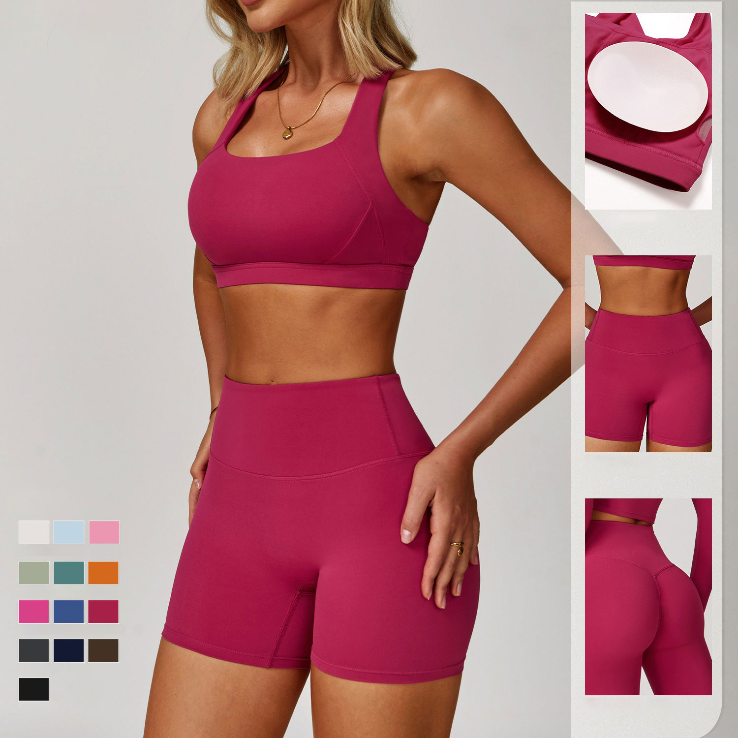 Spring Women's Yoga Outfit Set – обзор и цена Yoga Fitness Kleidung