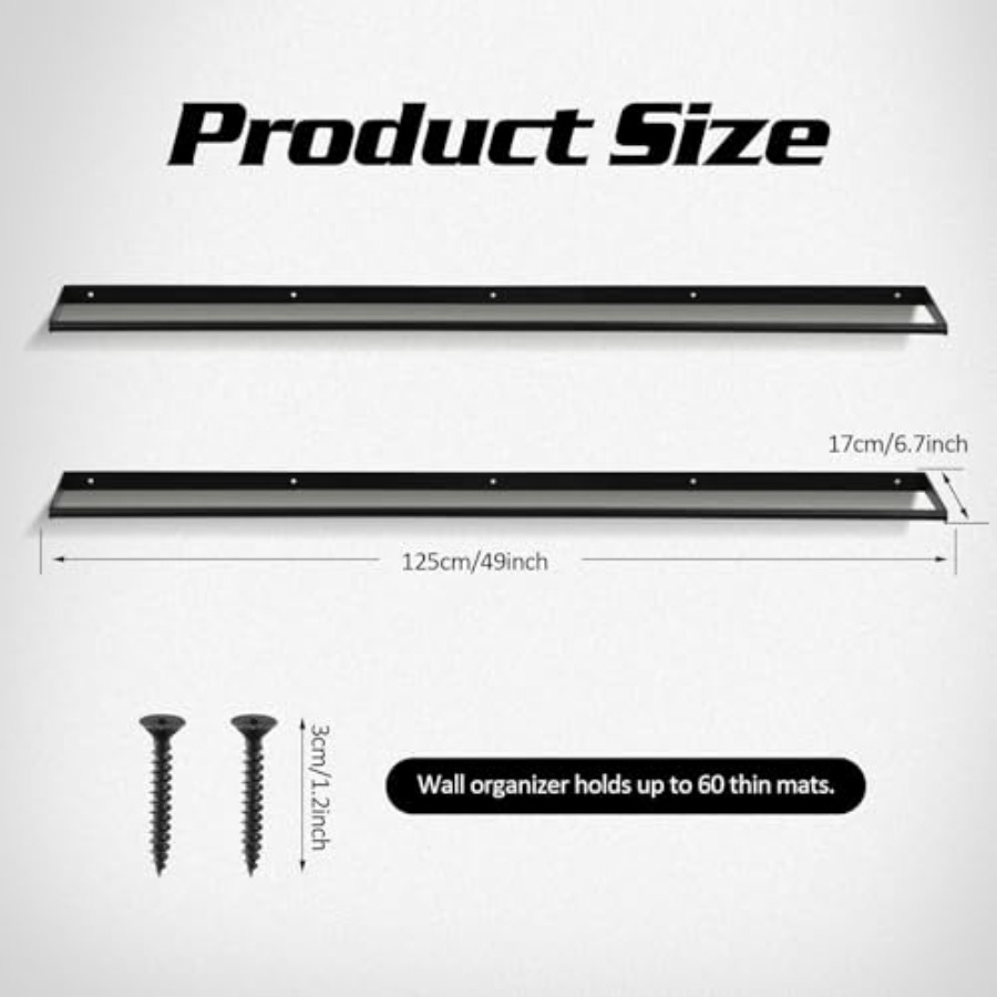 49 x 7 x 2 Yoga Mat Holder Han – обзор и цена Yoga Fitness Class