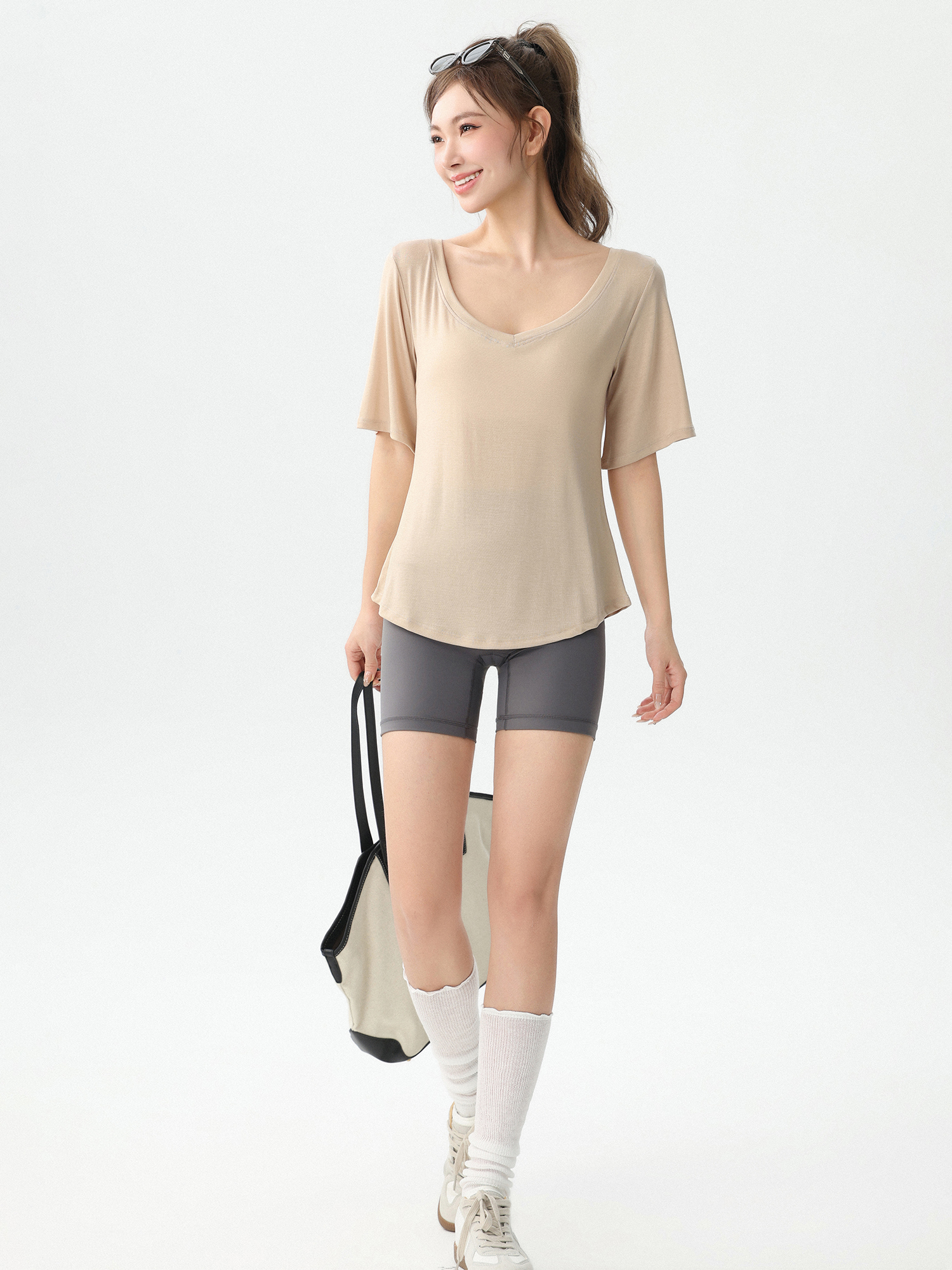 New Loose Women's Yoga Wear V- – обзор и цена Yoga Fitness Wear