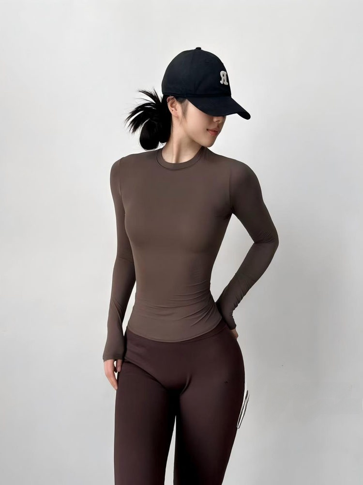 Slim Fit Long Sleeve Yoga Fitn – обзор и цена Yoga Fitness Wear